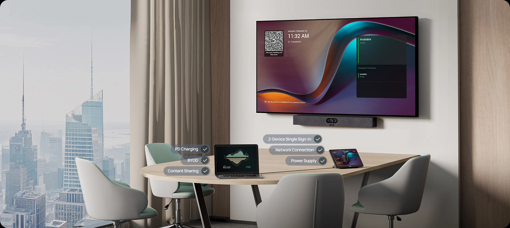 Yealink MeetingBar A25 Microsoft Teams Rooms System