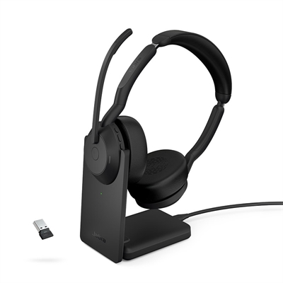 Jabra Evolve2 55 Link380a MS Stereo Aktif Gürültü Önleyici Kulaklık